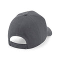 Graphite Grey - Back - Beechfield Unisex Ultimate 6 Panel Cap