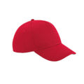 Classic Red - Front - Beechfield Unisex Ultimate 6 Panel Cap