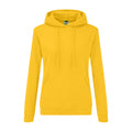 Sunflower - Front - Fruit of the Loom Classic Lady Fit Hooded Sweatshirt
