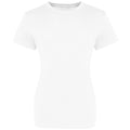 White - Front - AWDis Just Ts Womens-Ladies The 100 Girlie T-Shirt