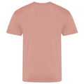 Dusty Pink - Back - AWDis Just Ts Mens The 100 T-Shirt
