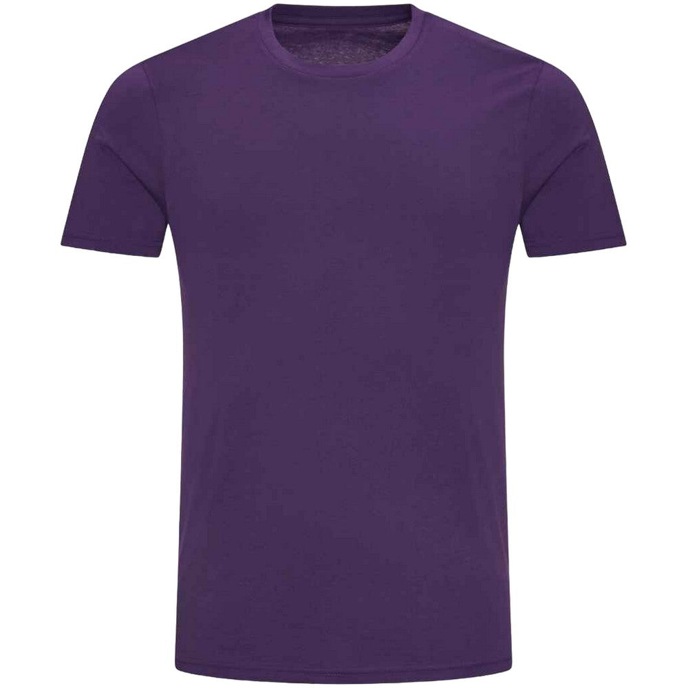 Purple - Front - AWDis Just Ts Mens The 100 T-Shirt