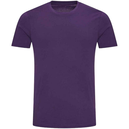 Purple - Front - AWDis Just Ts Mens The 100 T-Shirt