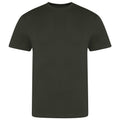 Combat Green - Front - AWDis Just Ts Mens The 100 T-Shirt