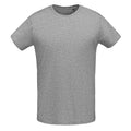 Grey Marl - Front - SOLS Mens Martin T-Shirt