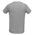 Grey Marl - Back - SOLS Mens Martin T-Shirt