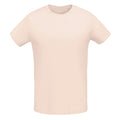 Creamy Pink - Front - SOLS Mens Martin T-Shirt