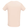 Creamy Pink - Back - SOLS Mens Martin T-Shirt