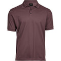 Grape - Front - Tee Jays Mens Luxury Stretch Pique Polo Shirt