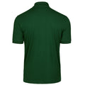 Forest Green - Back - Tee Jays Mens Luxury Stretch Pique Polo Shirt
