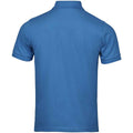Ocean Blue - Back - Tee Jays Mens Luxury Stretch Pique Polo Shirt