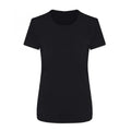 Jet Black - Front - Ecologie Womens-Ladies Ambaro Recycled Sports T-Shirt