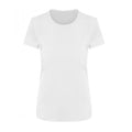 Arctic White - Front - Ecologie Womens-Ladies Ambaro Recycled Sports T-Shirt