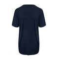 Navy - Back - Ecologie Mens Daintree EcoViscose T-Shirt