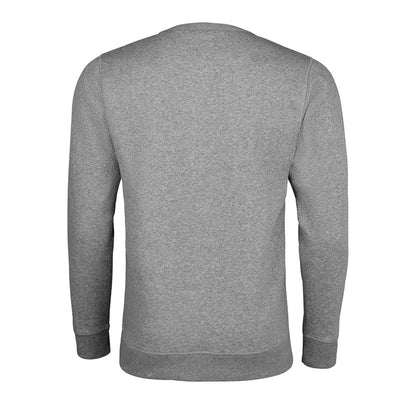 Grey Marl - Back - Sols Unisex Adults Sully Sweatshirt