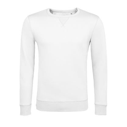 White - Front - Sols Unisex Adults Sully Sweatshirt