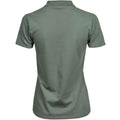 Leaf Green - Back - Tee Jays Womens-Ladies Luxury Stretch Polo Shirt