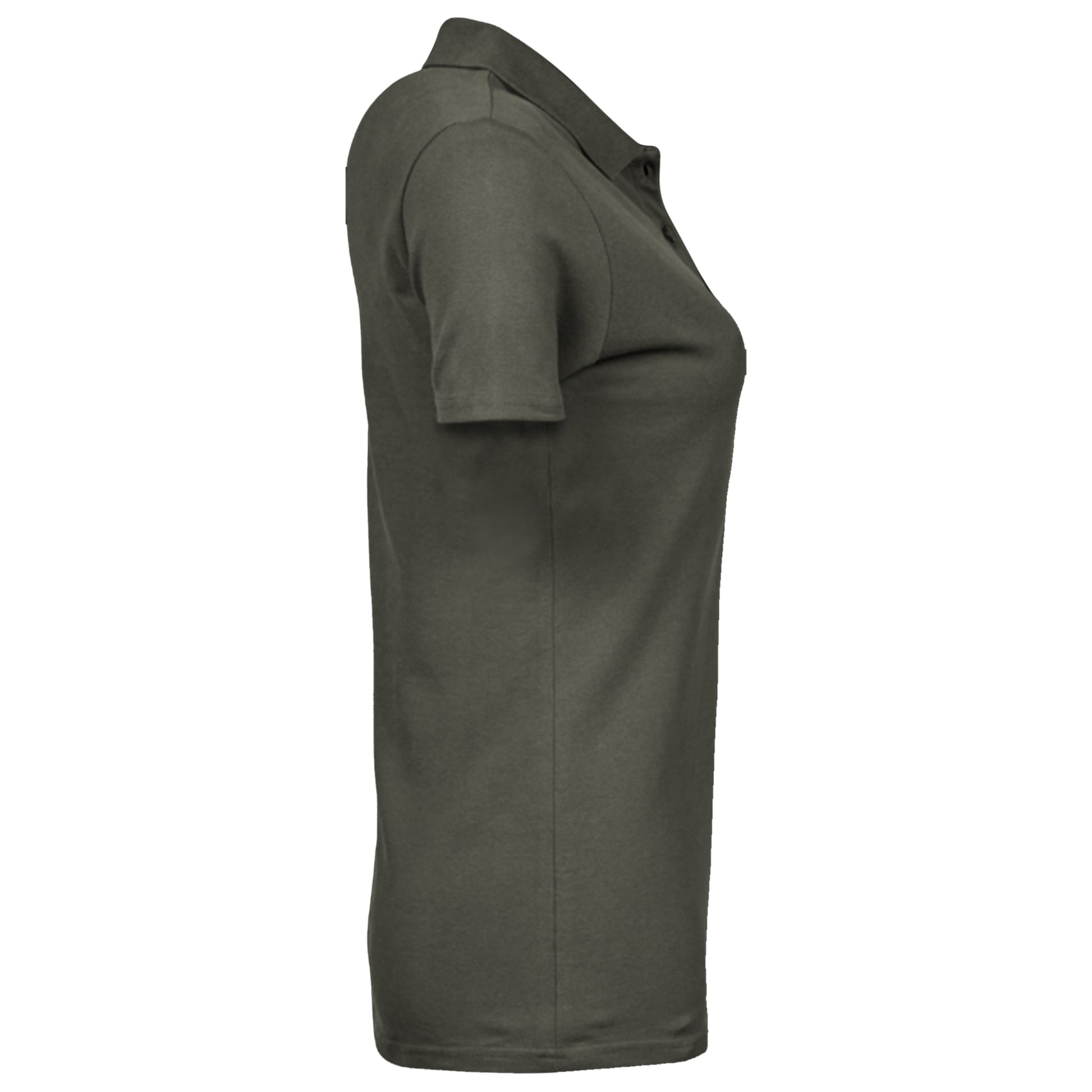 Deep Green - Side - Tee Jays Womens-Ladies Luxury Stretch Polo Shirt