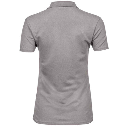 Stone - Back - Tee Jays Womens-Ladies Luxury Stretch Polo Shirt