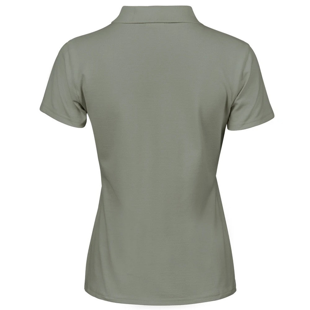 Sage - Back - Tee Jays Womens-Ladies Luxury Stretch Polo Shirt