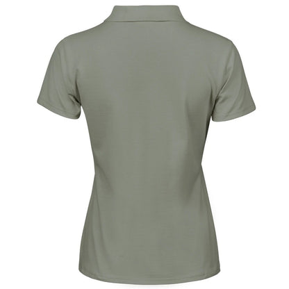 Sage - Back - Tee Jays Womens-Ladies Luxury Stretch Polo Shirt