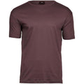 Grape - Front - Tee Jays Mens Interlock T-Shirt