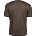 Chocolate Brown - Back - Tee Jays Mens Interlock T-Shirt