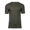 Deep Green - Front - Tee Jays Mens Interlock T-Shirt