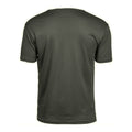 Deep Green - Back - Tee Jays Mens Interlock T-Shirt