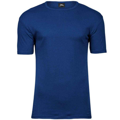 Indigo - Front - Tee Jays Mens Interlock T-Shirt