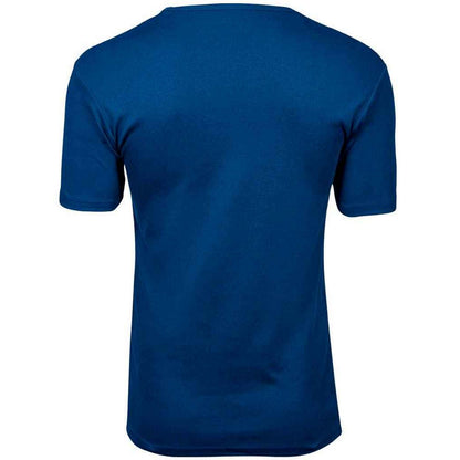 Indigo - Side - Tee Jays Mens Interlock T-Shirt