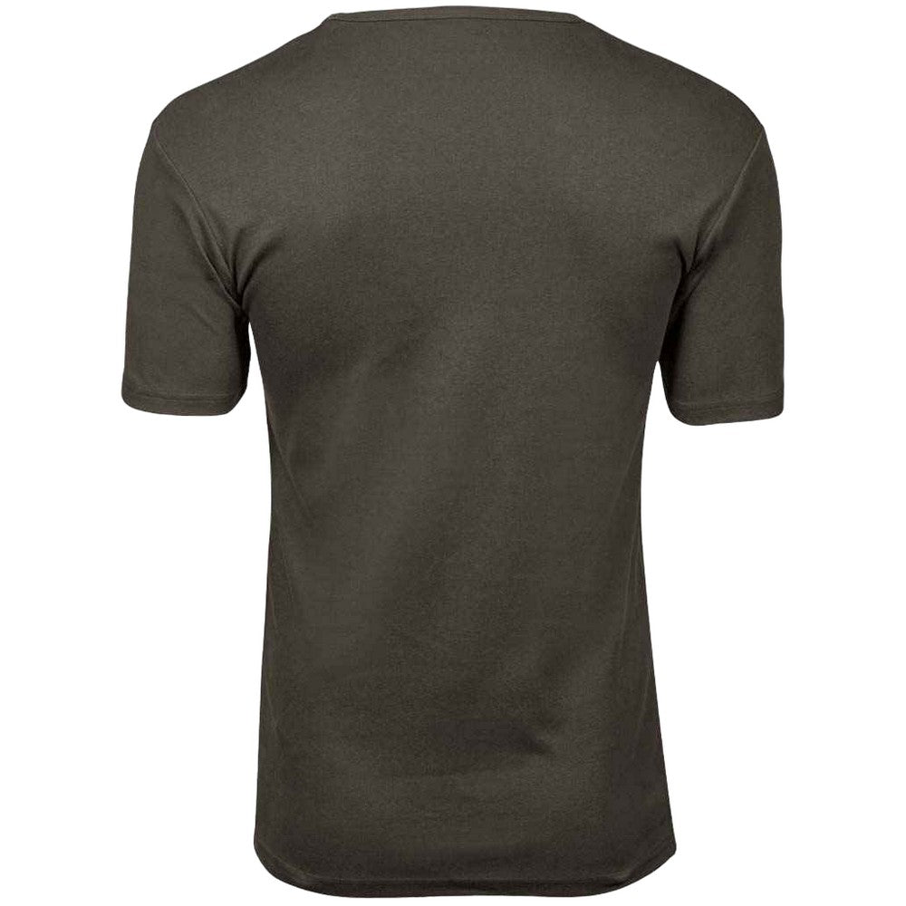 Dark Olive - Back - Tee Jays Mens Interlock T-Shirt