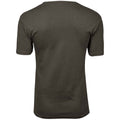 Dark Olive - Back - Tee Jays Mens Interlock T-Shirt