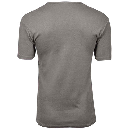 Stone - Back - Tee Jays Mens Interlock T-Shirt