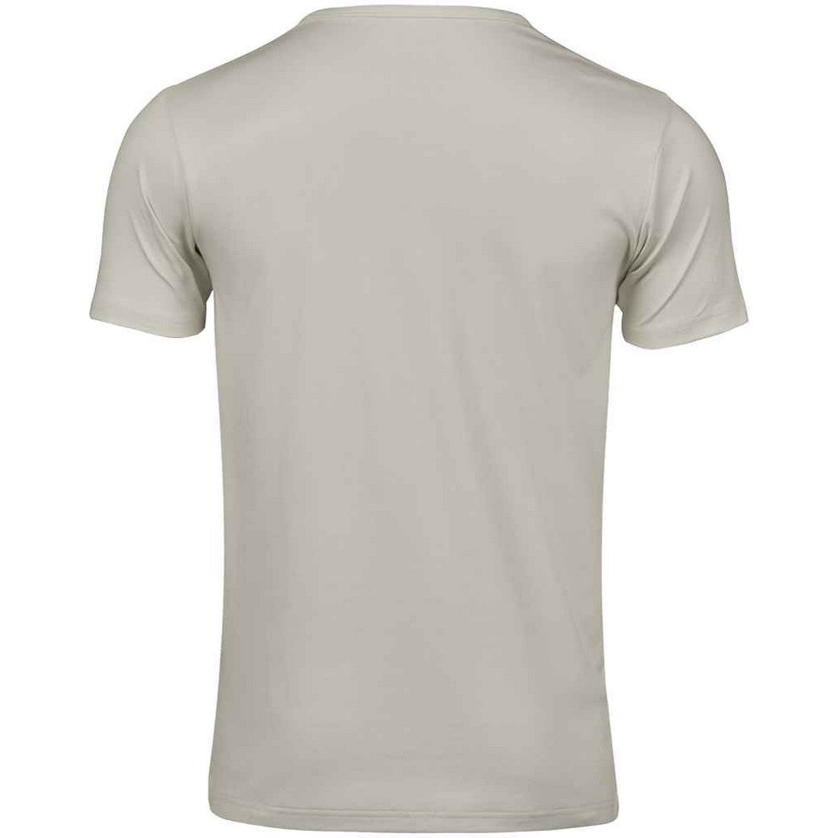 Cement - Back - Tee Jays Mens Interlock T-Shirt