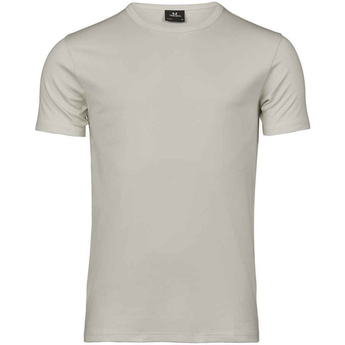 Cement - Front - Tee Jays Mens Interlock T-Shirt
