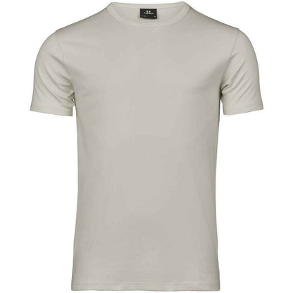 Cement - Front - Tee Jays Mens Interlock T-Shirt