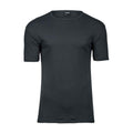Dark Grey - Front - Tee Jays Mens Interlock T-Shirt