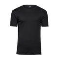 Black - Front - Tee Jays Mens Interlock T-Shirt