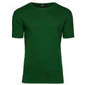 Forest Green - Front - Tee Jays Mens Interlock T-Shirt