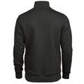 Dark Grey - Back - Tee Jays Mens Half Zip Sweatshirt