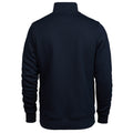 Navy - Back - Tee Jays Mens Half Zip Sweatshirt