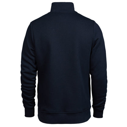 Navy - Back - Tee Jays Mens Half Zip Sweatshirt