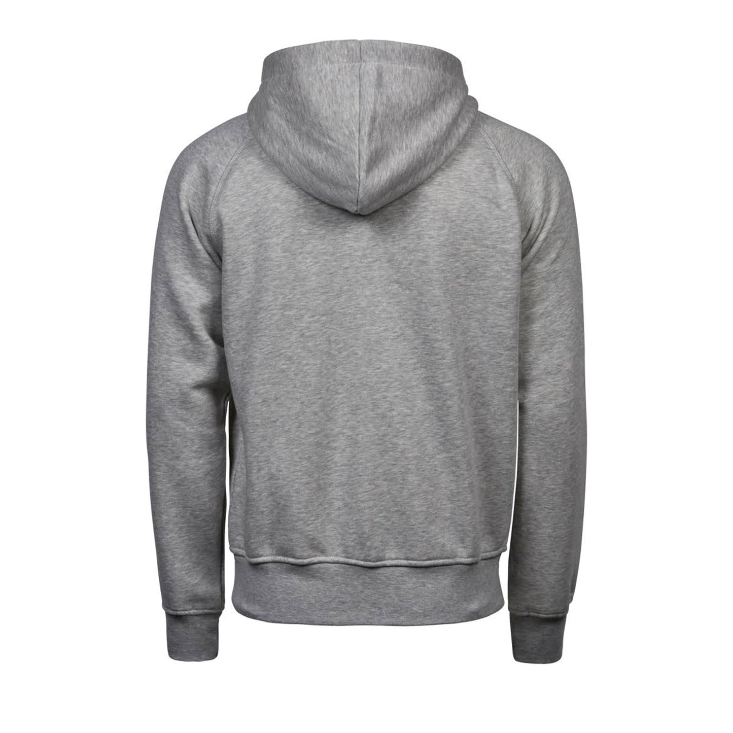 Heather Grey - Back - Tee Jays Mens Fashion Zip Hooded Sweatshirt
