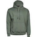 Leaf Green - Front - Tee Jays Mens Hooded Sweatshirt