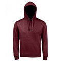 Heather Oxblood - Front - SOLS Unisex Adults Spencer Hooded Sweatshirt