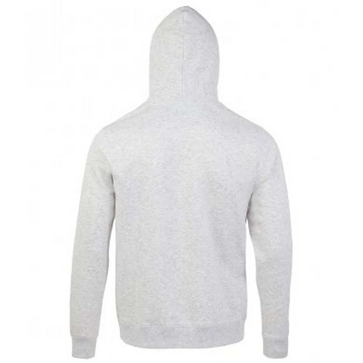 Ash - Back - SOLS Unisex Adults Spencer Hooded Sweatshirt