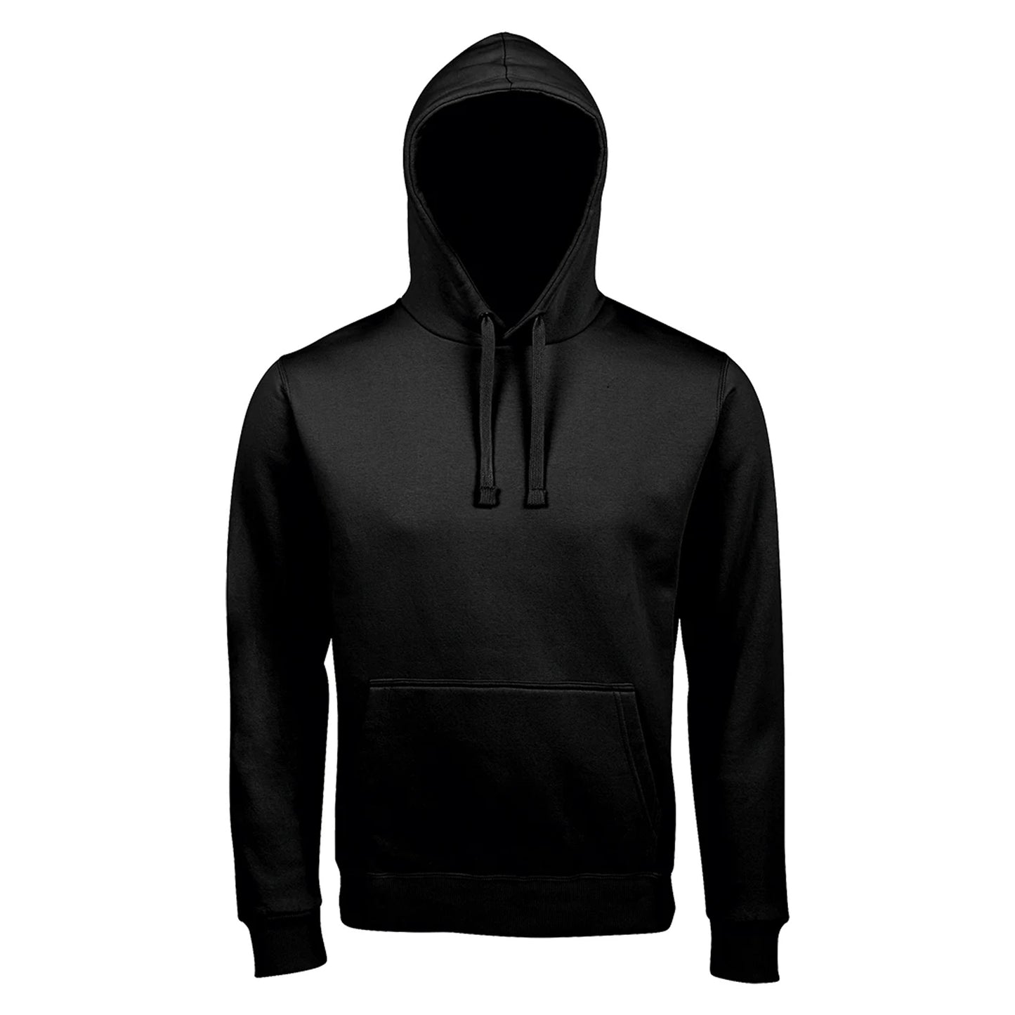 Black - Side - SOLS Unisex Adults Spencer Hooded Sweatshirt