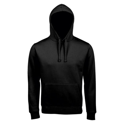 Black - Side - SOLS Unisex Adults Spencer Hooded Sweatshirt