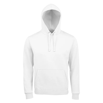White - Side - SOLS Unisex Adults Spencer Hooded Sweatshirt